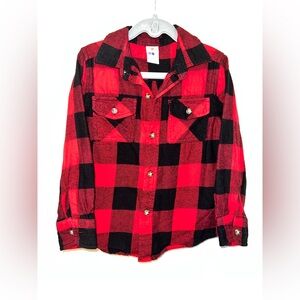 Boy’s 5T Buffalo Plaid L/S Button-Up Shirt